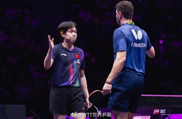 开云-王楚钦3-0战胜弗朗西斯卡，晋级重庆冠军赛男单八强